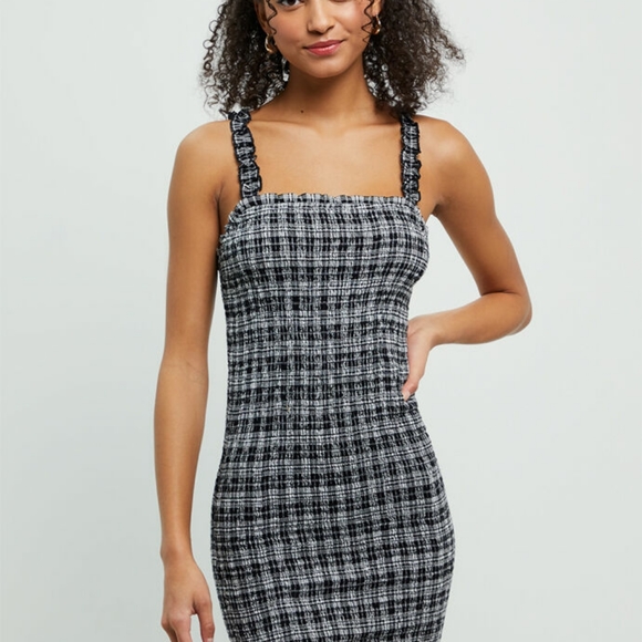 Volcom Seeriously Plaid Bodycon Dress - Picture 14 of 15